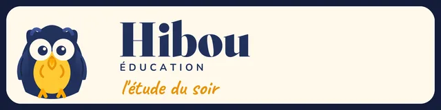 Logo Hibou Éducation pour fond sombre